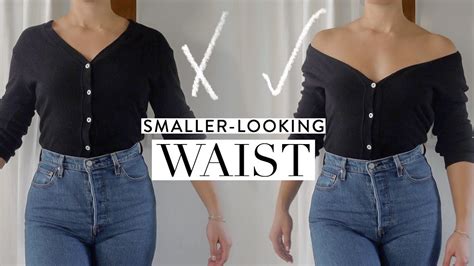 clothes that fake a defined waist|women without waistline.